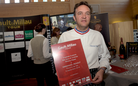 8. Trophée Cuisine des lacs & rivières Rhône-Alpes à Emmanuel Renaut (Flocons de Sel à Megève)