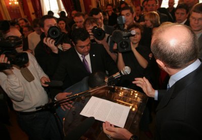 Gérard Collomb, Mario Gurrieri, Jeanine Paloullian, Evelyne Haguenauer, Alexandrine Pesson, Jean-Louis Touraine, Gilles Buna, Pierre-Alain Muet