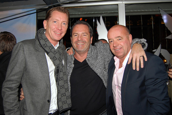 1. Jean-Pierre Cabusel (Le Boudoir), Paulo (First) et Laurent Meynial (ESF Courchevel)