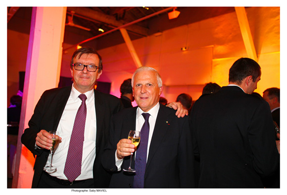 14. François Corteel (EDF) et Achille Lanzuolo, ancien président de la CC franco-italienne