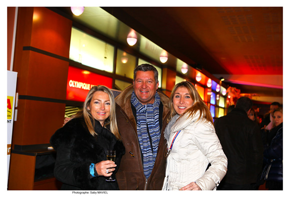 14. Corinne Paris, Christophe Gerbaud (Allianz) et Virginie Adnet (OL Promotion)