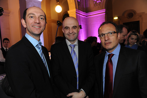 18. Stéphane Boiteux (Idrac), Eric Maurincomme (INSA Lyon) et Ali Hannas (Idrac)