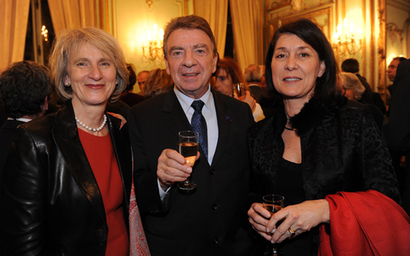 23. Dominique Nachury, député du Rhône, Bernard Fontanel, président du Medef Lyon Rhône et Marie-Christine Herrbach