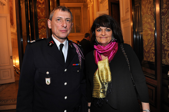 24. Le colonel Serge Delaigue et son épouse Catherine