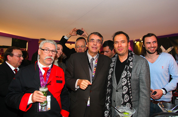 2. Henri Meunier (Syndicat de la Boucherie du Rhône), Jean-Jack Queyranne, président du conseil régional Rhône-Alpes et Pierre Chambon, vice-président de l’UMIH