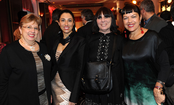 27. Evelyne Haguenauer, adjointe aux Anciens combattants, Marta Pardo-Badier (Mercure Château Perrache), Nadine Gelas vice-présidente du Grand Lyon et Laurence Renaudin