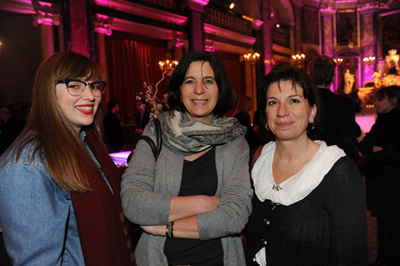 27. Azra Fejzic, Véronique Chassagnac (Le repère de la comédie) et Valérie Cotinaud (Résidence Villemanzy)