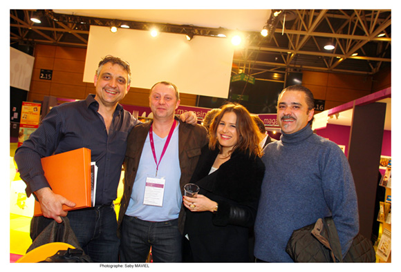 28. Frédéric Cote (Au Colombier), Pierre Molin (Le Plato), Lauren Caro (Caro de Lyon) et Marcel Valentin 