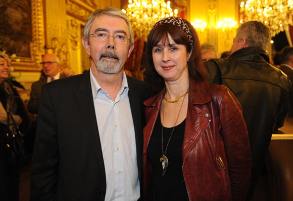 29. Jean-Pierre Flaconnèche, maire du 7ème et Agnès Benoist, responsable des relations presse de la ville de Lyon