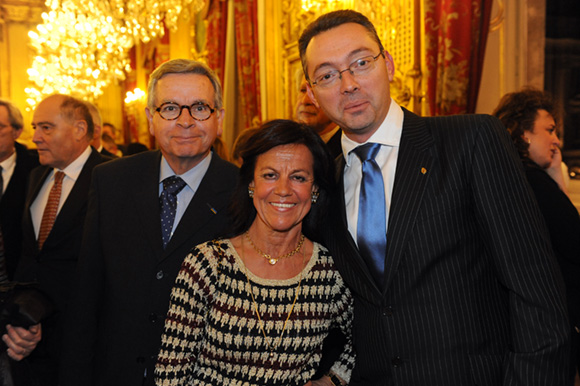 3. Pierre Minonzio, consul de Lituanie, Béryl Maillard, consul de St Domingue et Frédéric Favre, consul du Paraguay