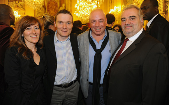 31. Christelle Patet, Damien Nonat (Chabanne & Partenaires architectes), Yvan Patet et Dominique Vinay (Cote Electrique)