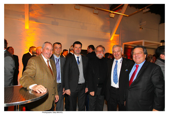3. Jean-Paul Mauduy (CCIR), Cyril Amprino, Franck Morize, Jo Reina (CGPME), Maurice Fusier (France Info) et François Turcas (CGPME)