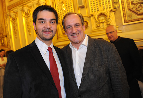 36. Jeremy Desprets, directeur du centre commercial Confluence et Philippe Florentin