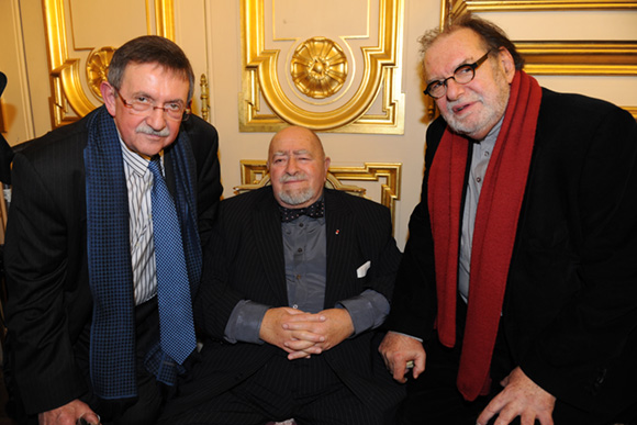 37. Yvon Deschamps, Robert Batailly et l’architecte Didier-Noël Petit