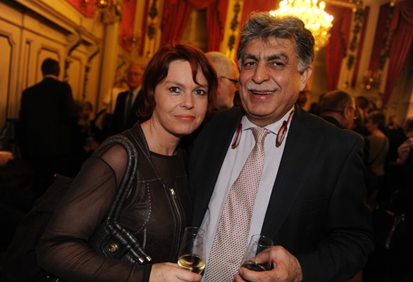 38. Sandrine Neuzeret (Aujourd’hui & demain) et Manan Atchkezai, président de la SFIP