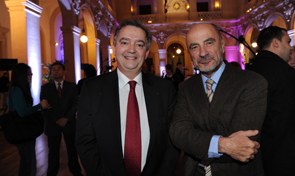 4. Guy Mathiolon, président Serfim et Jean-Michel Daclin, adjoint au rayonnement international