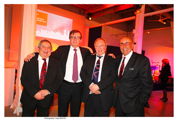 43. François Corteel (EDF) entouré de Jacky Boyadjan, Pierre Calligaris et Richard Foucher (Buena Serra
