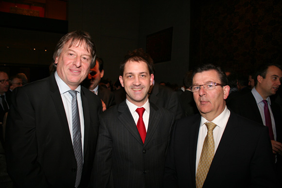 44. Pierre Terreaux (Imprimerie Terreaux); Laurent Constantin (acti) et Paul Rolland, président de Métallurgie Rhodanienne
