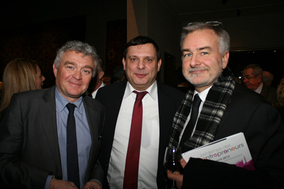 48. Jean-Louis Joly (MEDEF Lyon-Rhône); Pascal Montagnon, directeur général du LOU et Michel Manent, directeur des affaires sociales du groupe ADECCO