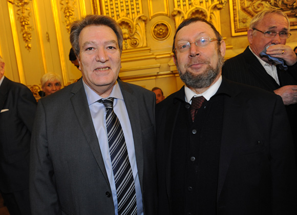 5. Charles Attali (Mairie du 9ème) et Richard Wertenschlag, grand rabbin de Lyon