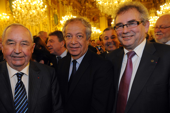 8. Jean-Paul Mauduy, président de la CRCI, Philippe Grillot, président de la CCI et Alain Audouard, président de la Chambre de Métiers 