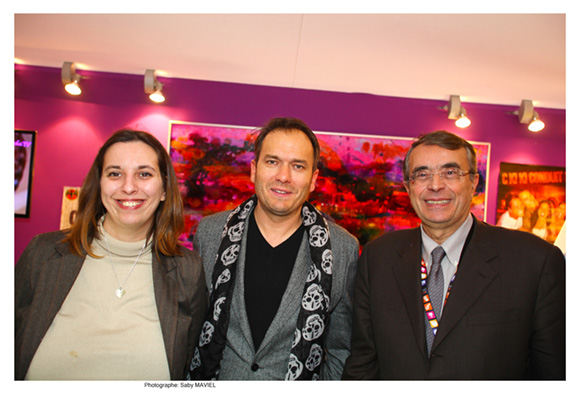 8. Sahara Boukaala, conseillère régionale délégué à la jeunesse, Pierre Chambon (UMIH) et Jean-Jack Queyranne, président du conseil régional Rhône-Alpes  