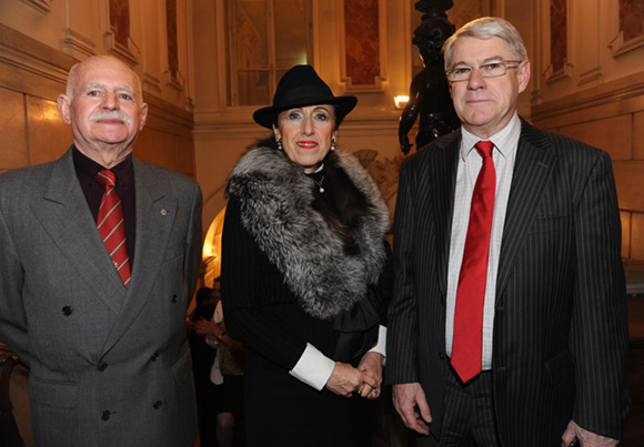 8. Jean Laroche, président LH DPLV, son épouse Angèle et Jean-Louis Baglan, directeur académique du Rhône