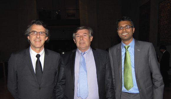 3. Pascal Maigniez (Directeur du Tourisme – Gouvernement de Dubaï), Claude Netien (Directours Lyon) et Neelesh Loolchand (Chargé de promotion du Tourisme – Gouvernement de Dubaï)