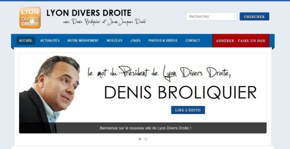 Lyon Divers Droite lance sa nouvelle page internet