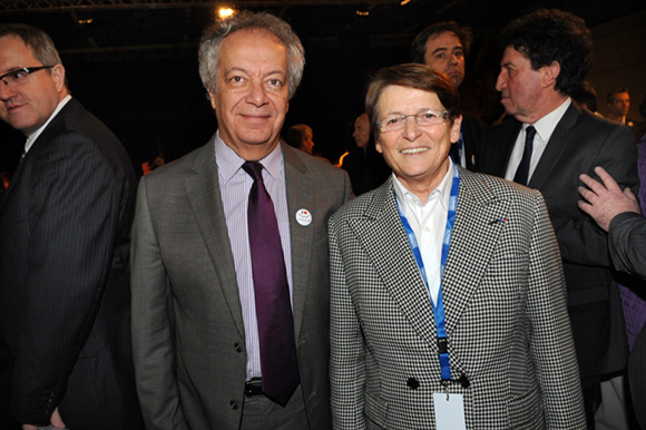 10. Philippe Grillot, président de la CCI de Lyon et Josiane Beaud, directrice régionale SNCF