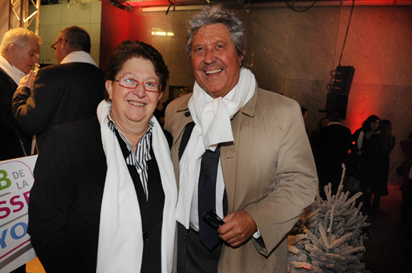 10. Jeanine Paloulian, présidente du Club de la Presse et Roland Bernard, vice-président du Grand Lyon