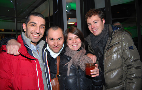 11. Dalil Merad (DcomMedia), Fabrice (Lyon People), Stéphanie Allaix (Opéra de Lyon) et Bruce Mathieu (Coyote Publiciz)