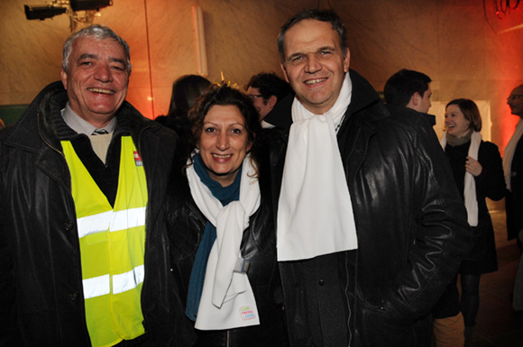 12. Michel Roignot, Anna Pacitto (Sytral) et François-Noël Buffet, sénateur-maire d'Oullins