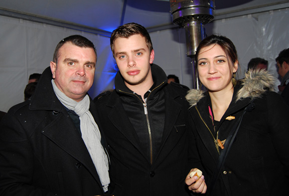 14. Gérard Escudero (ML Design), son fils Julien (Artroomflo) et Justine Guillermin