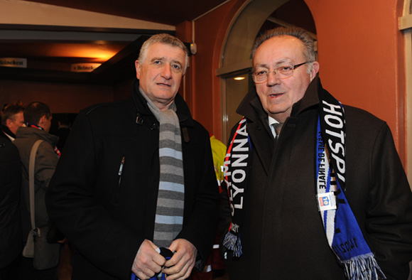 14. François Blaquart (Fédération Française de Football) et Bernard Barbet, président de Ligue 1