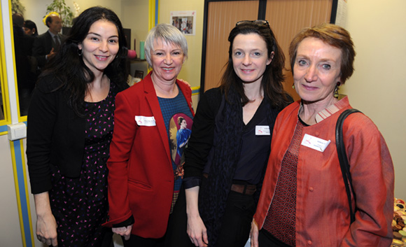 18. Samira Yonis, Marie-Thé Sigaud (RAP), Emilie Bonnivard (Caisse des Dépôts) et Hélène Cataix (Fédération Pionnières)