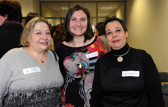 3. Martine Nee (Mairie de Villeurbanne), Sandrine Prunier et Morgane Hanechi