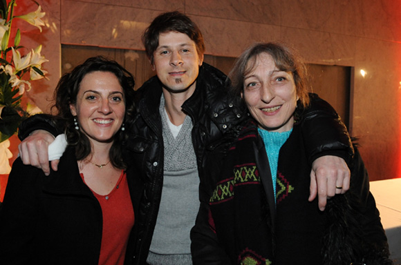 37. Caroline Girardon (20 Minutes), Jean-Luc Boujon (Europe 1) et Jocelyne Meggiolaro (Club de la presse)