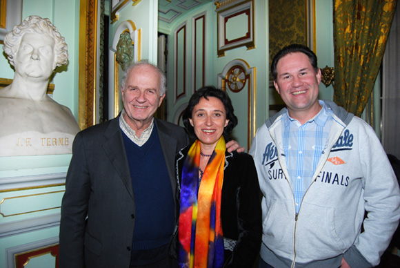 6. Jean-Paul Pignol, Christel Reynaud (Le Progrès) et Christophe Girardet (Victor & Compagnie)