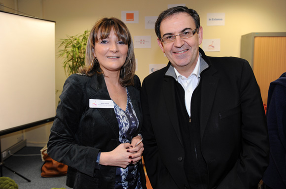 7. Claire Saddy, présidente Rhône-Alpes Pionnières et David Kimelfed, vice-président du Grand Lyon 