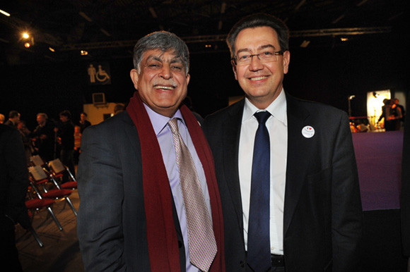 8. Manan Atchkezai, président de la SFIP et Philippe Cochet, député-maire de Caluire