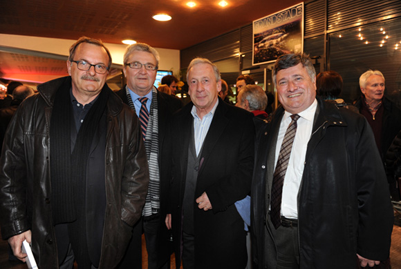 10. Jean-François Carenco, préfet du Rhône, Raymond Durand, vice-président du Conseil général, Jean-Loup Fleuret, conseiller régional et Max Vincent, maire de Limonest