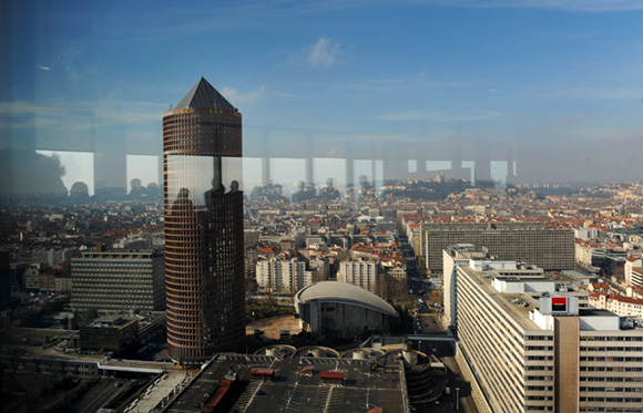 15. Vue du 27ème étage de la tour Oxygène