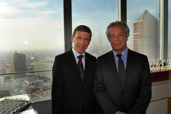 2. Jacques de Chilly (Aderly-Invest In Lyon) et Philippe Grillot, président de la CCI de Lyon