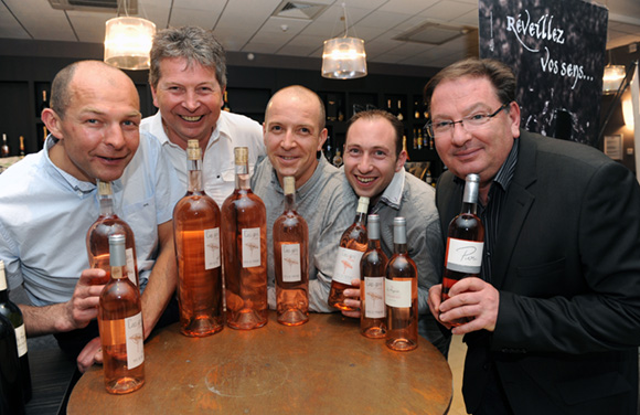 23. L’équipe Alpdis d’Aix les Bains : Eric, Gérard, Thierry, Sébastien et Henri