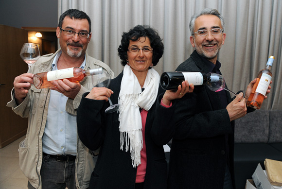 24. Jean-François Vernay, son épouse Nadine et Pascal Frère (Vignobles Sumeire)