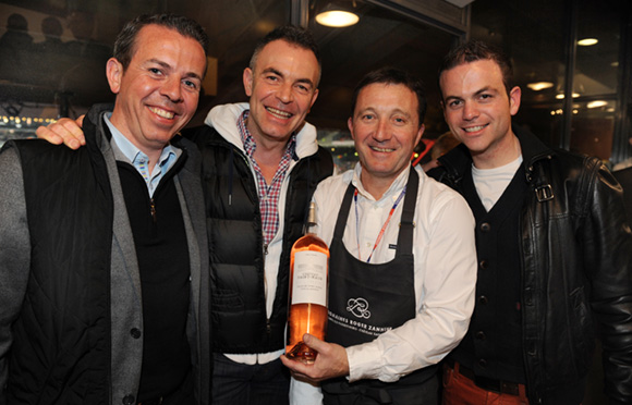 25. Marco Chopin (Brasserie L’Est), Eytan Chettrit (Brasserie L’Ouest), Marc Monrose (Domaine Château St-Maur) et Thibaut Gaudin (Brasserie Fond Rose)