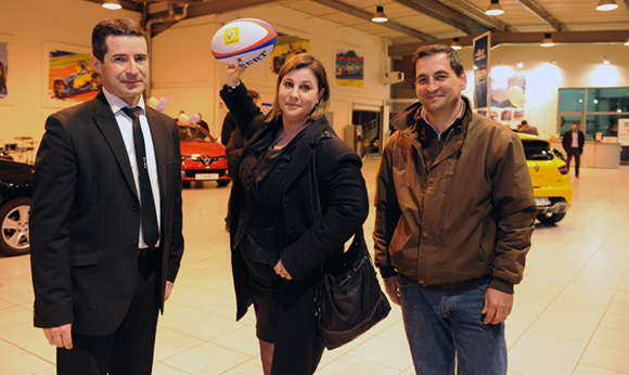 28. Raphaël Lonegro (Renault Lyon Ouest), Isabelle Desnos (Kardol) et Georges Ribeiro