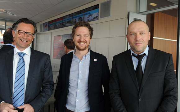 3. Arnaud Besson (Aéroports de Lyon), Olivier Occelli et François Gaillard (OnlyLyon Tourisme & Congrès)