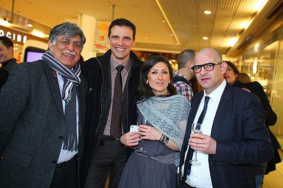 30. Manan Atchekzaï, président de la SFIP, Laurent Lafourti (Crédit Agricole), Serpil Aygun (Frederic Moreno) et François Duponchel (Oxygen Part Dieu) 